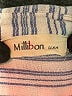 Millibon 100% Viscose Stripes Blue Long Sleeve Button-Down Shirt Size L - photo 7