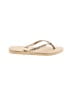 Havaianas Gold Flip Flops Size 31.5 Kids - photo 1