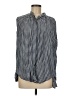 Ann Taylor Houndstooth Black Long Sleeve Blouse Size M - photo 1