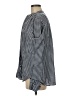 Ann Taylor Houndstooth Black Long Sleeve Blouse Size M - photo 5