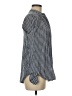 Ann Taylor Houndstooth Black Long Sleeve Blouse Size M - photo 4