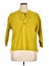 M Magaschoni Yellow Pullover Sweater Size 1X - photo 1