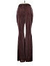 Shein Stripes Burgundy Casual Pants Size 4 - photo 2
