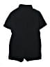 Zara Solid Black Short Sleeve Button-Down Shirt Size S - photo 2