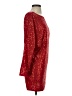 Shein 100% Polyester Red Cocktail Dress Size 6 - photo 4