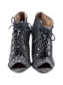 G.I.L.I. Houndstooth Gray Blue Ankle Boots Size 7 1/2 - photo 2