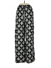 Max Studio Print Black Casual Pants Size 25 waist (estimated) - photo 2