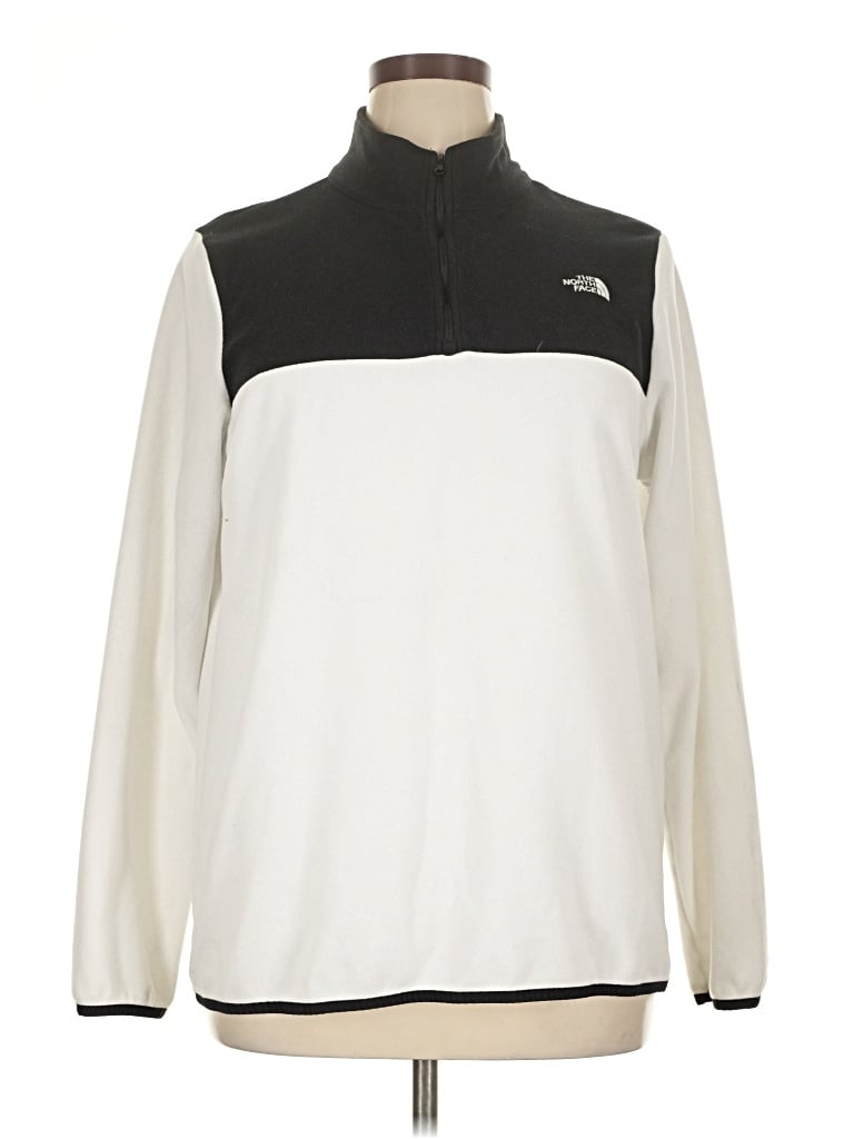 Pre-owned The North Face Fleece Jacket In White