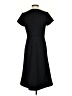 Ann Taylor Solid Black Casual Dress Size 4 (petite) - photo 2