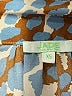 Jade 100% Viscose Animal Print Blue 3/4 Sleeve Blouse Size XS - photo 7