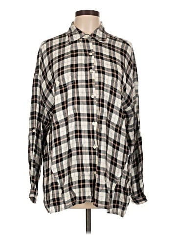 Max Studio Long Sleeve Button-Down Shirt (view 1)