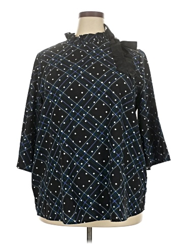 Jessica London 3/4 Sleeve Blouse (view 1)