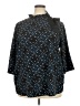 Jessica London 100% Polyester Blue 3/4 Sleeve Blouse Size 20w - photo 1