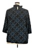 Jessica London 100% Polyester Blue 3/4 Sleeve Blouse Size 20w - photo 2