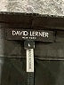 David Lerner Black Faux Leather Skirt Size L - photo 4