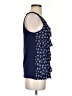 Elle 100% Polyester Blue Sleeveless Blouse Size XS - photo 4