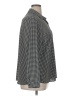 Apt. 9 100% Polyester Houndstooth Black Long Sleeve Blouse Size XL - photo 4
