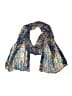 Unbranded Print Blue Scarf One size - photo 1