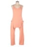 Ces Femme Solid Orange Romper Size 1X (estimated) - photo 1