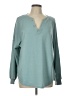 Unbranded 100% Polyester Teal Pullover Sweater Size L - photo 1