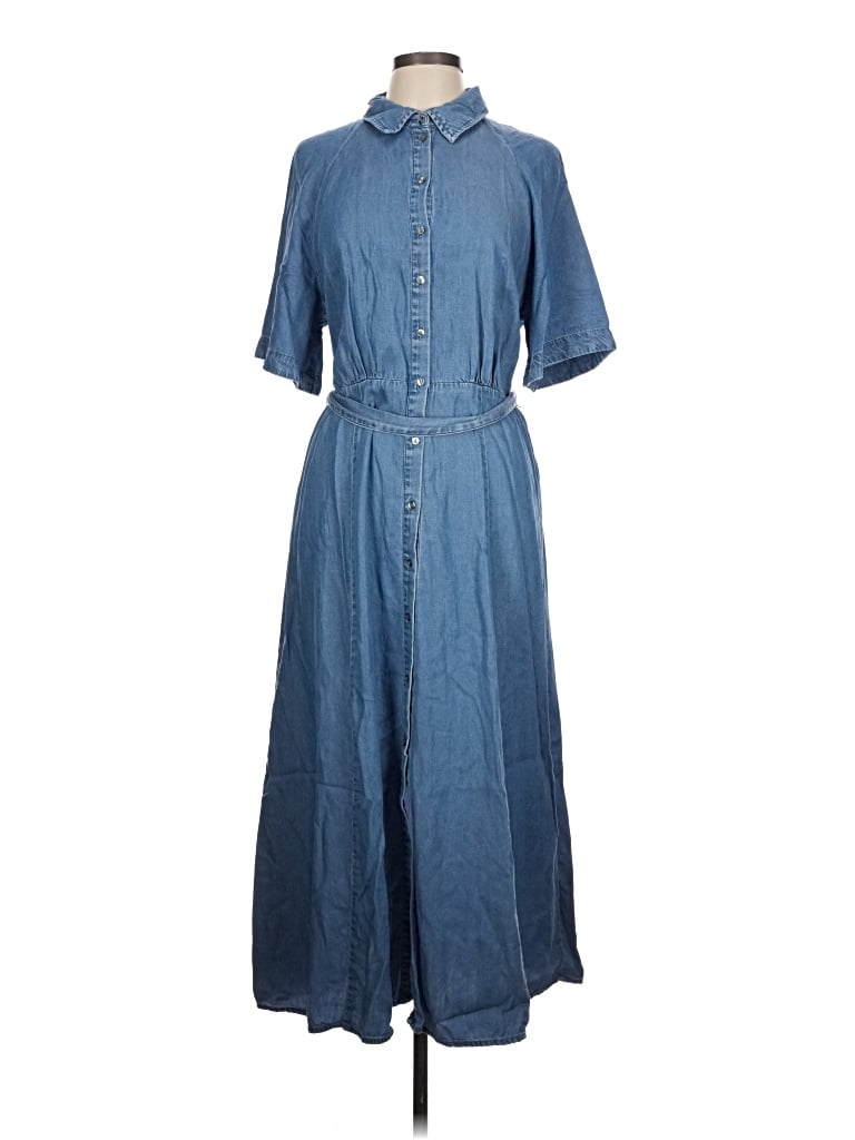 Pre-owned H&m Casual Dress In Blue