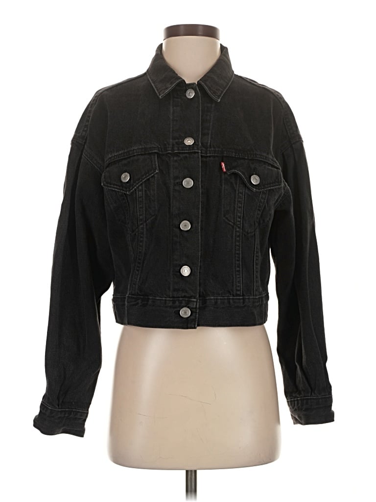 Pre-owned Levi's Denim Jacket In Black
