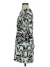 Milly Animal Print Teal Green Casual Dress Size 6 - photo 5