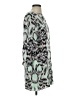 Milly Animal Print Teal Green Casual Dress Size 6 - photo 4