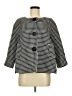 Max Studio 100% Polyamide Houndstooth Black Coat Size M - photo 1
