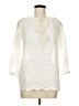 Tolani Ivory 3/4 Sleeve Blouse Size M - photo 1