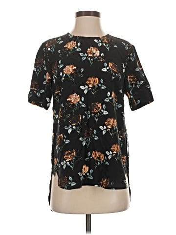 Thakoon Short Sleeve Silk Top (view 1)