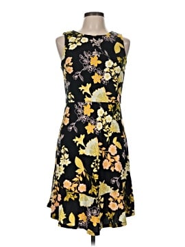was the dress white and gold or blue and black Pucci - Labirinto Print A line Dress - Size: 42 - Black Gold main image 1