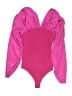 Express 100% Polyester Pink Bodysuit Size XS - photo 1