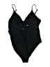 Unbranded Solid Black One Piece Swimsuit Size M (estimated) - photo 1