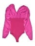 Express 100% Polyester Pink Bodysuit Size XS - photo 2