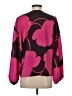 Ann Taylor 100% Polyester Pink Long Sleeve Blouse Size S - photo 2