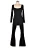 Shein Solid Black Jumpsuit Size L - photo 1
