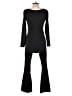 Shein Solid Black Jumpsuit Size L - photo 2