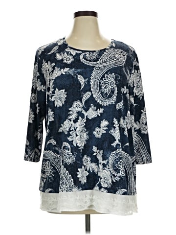 Tantrums 3/4 Sleeve Blouse (view 1)