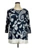 Tantrums Blue 3/4 Sleeve Blouse Size XL - photo 1