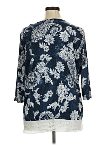 Tantrums 3/4 Sleeve Blouse (view 2)