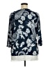 Tantrums Blue 3/4 Sleeve Blouse Size XL - photo 2