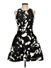 Milly Graphic Black Cocktail Dress Size 2 - photo 1
