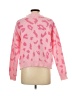 Shein 100% Polyester Animal Print Pink Pullover Sweater Size L - photo 2