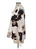 Shein 100% Polyester Print Silver Long Sleeve Blouse Size 12 - photo 5