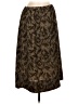 Impressions Animal Print Brown Casual Skirt Size M - photo 1