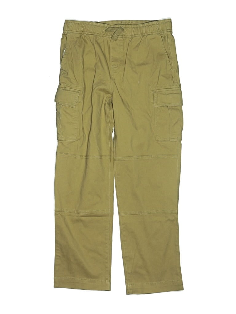 Pre-owned Lands' End Kids'  Cargo Pants In Brown