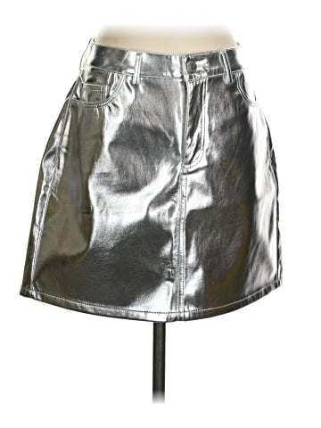 Ann Taylor LOFT Faux Leather Skirt (view 1)