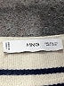 MNG Stripes Ivory Turtleneck Sweater Size XS - photo 7