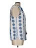 Hale Bob Blue Sleeveless Blouse Size L - photo 4